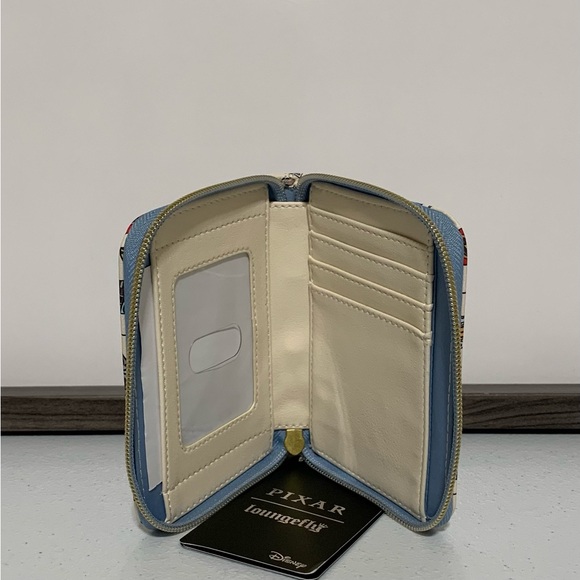 Loungefly Disney Pixar Character Balloons Mini Backpack & Wallet-New - Picture 9 of 12